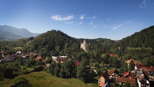 Schloss Dracula in den Bergen