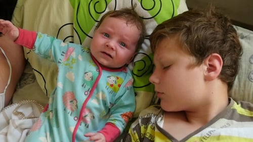 Two Sleeping Brothet Kids