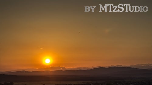 Golden Sun Going Down