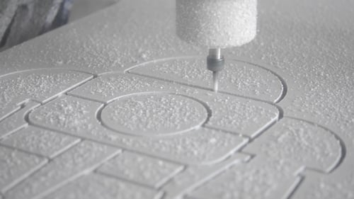 Milling Machine Carves The Form