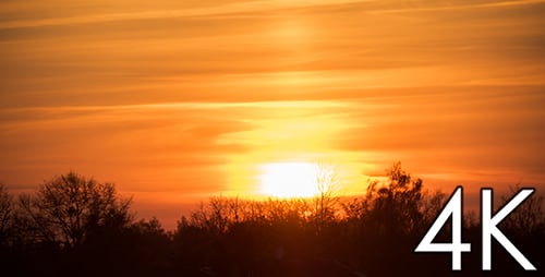 Goldener Sonnenuntergang