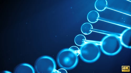 Rotating DNA Double Helix Structure Science Technology Background