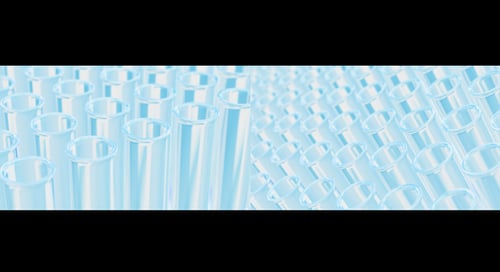 Animated Transparent Test Tubes for Science and Medical Research