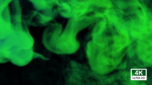 Green Smoke Circle 4K