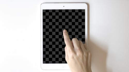Touch Screen On Tablet With Alpha