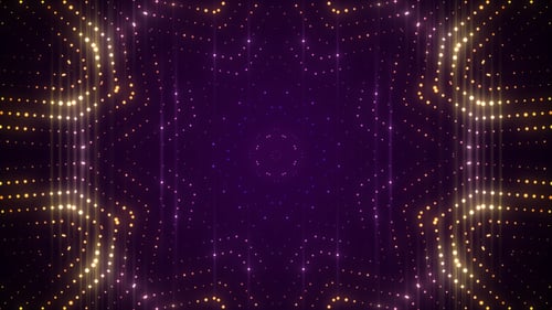 Abstract Geometric Pulsating Light Pattern Background Loop