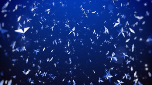 Animated Elegant Falling Stars Background Loop