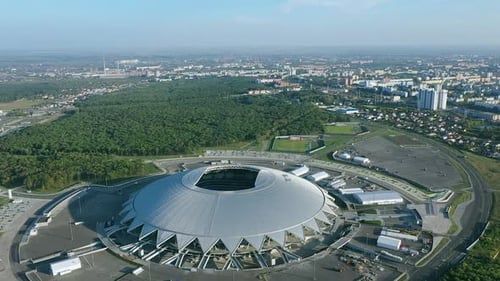 View From the Quadrocopter To the Stadium