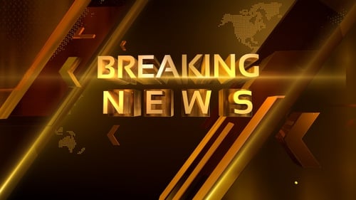 Golden Breaking News Dynamic Broadcast Title Card