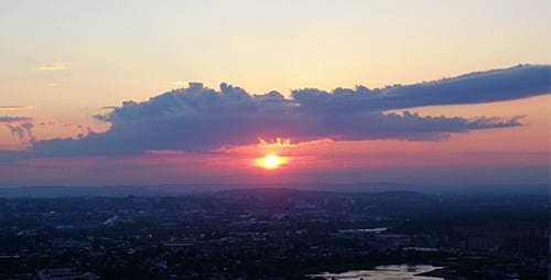 Sunrise Over The City