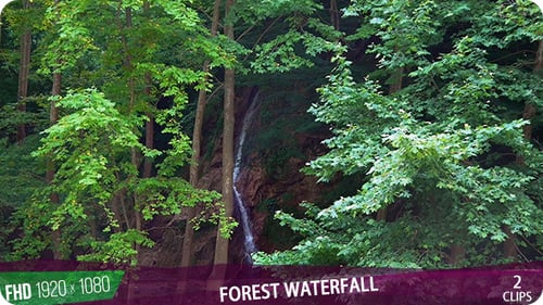 Wasserfall im Wald
