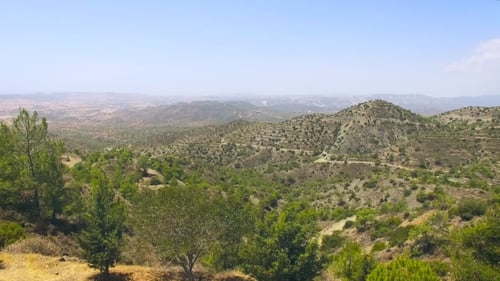 Aerial View Of Mountains Landscape