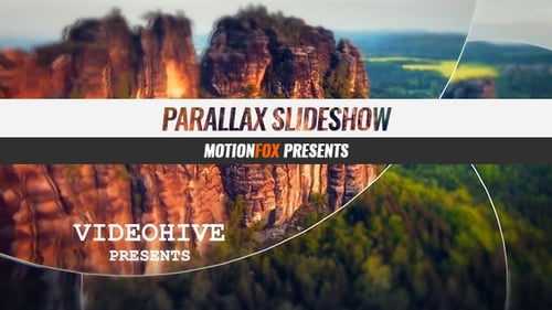 Dynamic Circle Slideshow with Parallax Photo Reveals