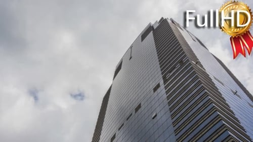 Skyscraper, Sky and Clouds
