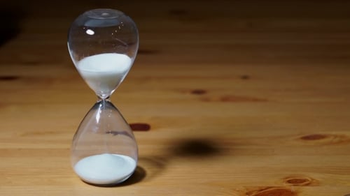 Sand Clock With White Sand