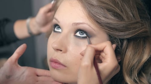 Eye Makeup Application for Young Woman