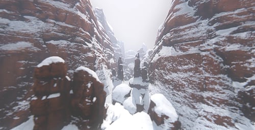 Simulateur de vol fantastique dans les montagnes