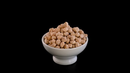 Chickpeas Garbanzos Beans in a Bowl