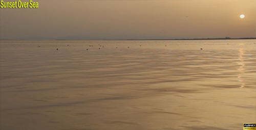Sunset Over Sea