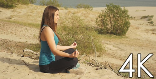 The Girl Meditates