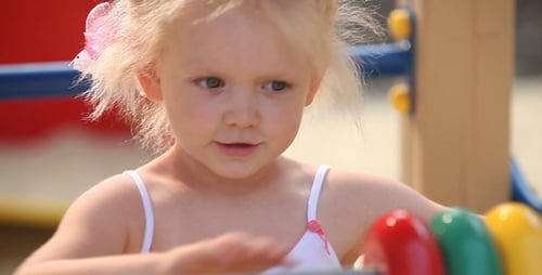 Abacus auf dem Spielplatz