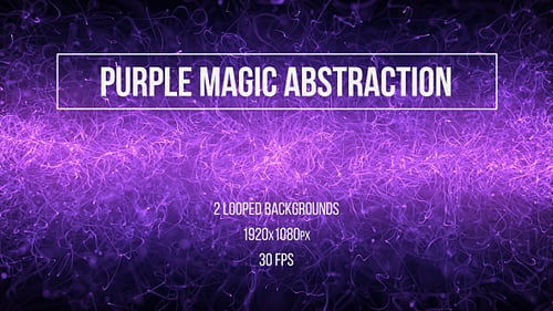 Purple Magic Abstraction
