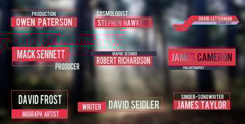 3 Color Elegant Lower Third