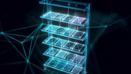 Market Shelf Magazines Hologram Close Up Hd
