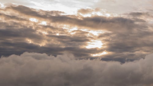 Sunrise Above Clouds