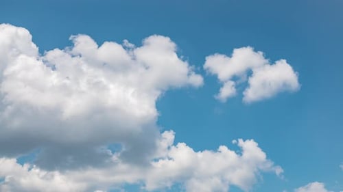 Abstrait Fluffy, Puffy Cloud Scape dans l'air