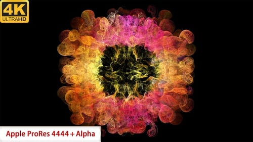 Farbpulver-Explosion
