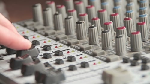 Working With Sound Mixing Console