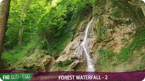 Waldwasserfall - 2
