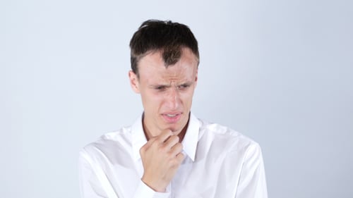 Young Crying Man, Emotional Gesture