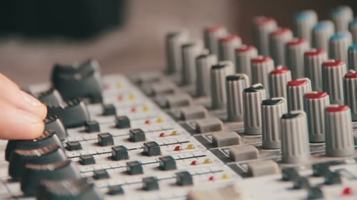 Working With Sound Mixing Console