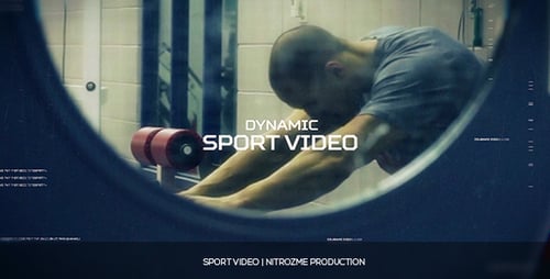 Dynamic Glitch Sports Opener Video Template