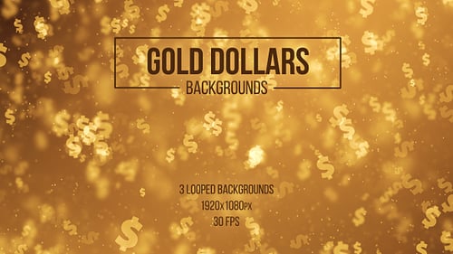 Gold Dollars Backgrounds
