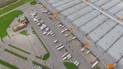 Aerial View Of Distribution Hub