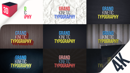 Dynamic Kinetic Typography Text Animations for Video Projects