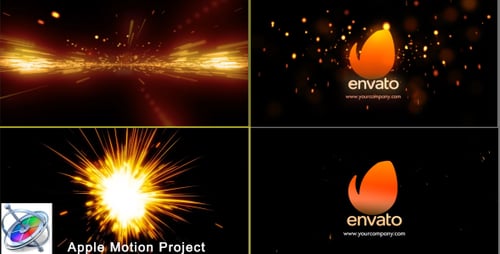 Electric Particle Burst Cinematic Logo Reveal