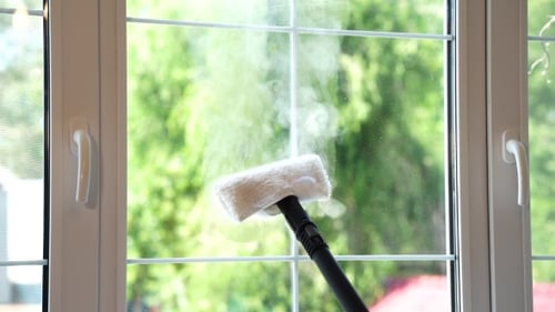 Das Fenster reinigen