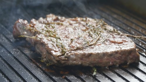 Cooking Steak on the Grill