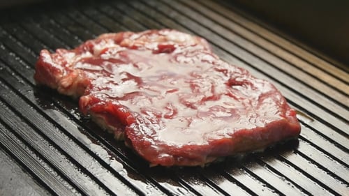 Beef Steaks On The Grill