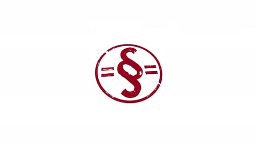 Paragraph and armistice stamp and stamping isolated