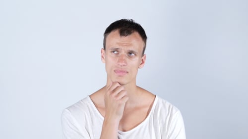 Thoughtful Man , Thinking
