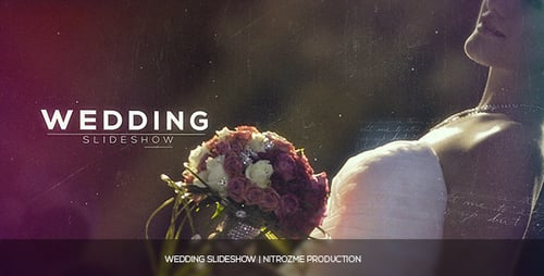 Elegant Cinematic Slideshow for Wedding Memories with Decorative Elements