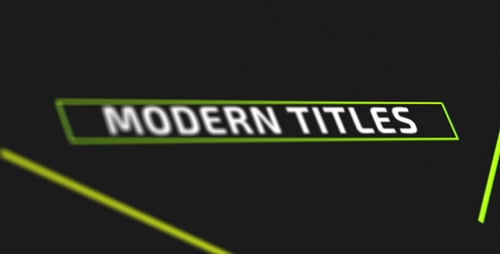 Dynamic Animated Titles and Lower Thirds Pack