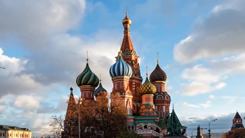 Hyperlapse of Saint Basil's Cathedral