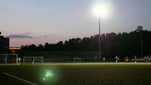 End of Training Time of Soccer, Football
