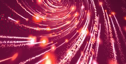 Futuristic Abstract Swirling Light Tunnel Background Animation